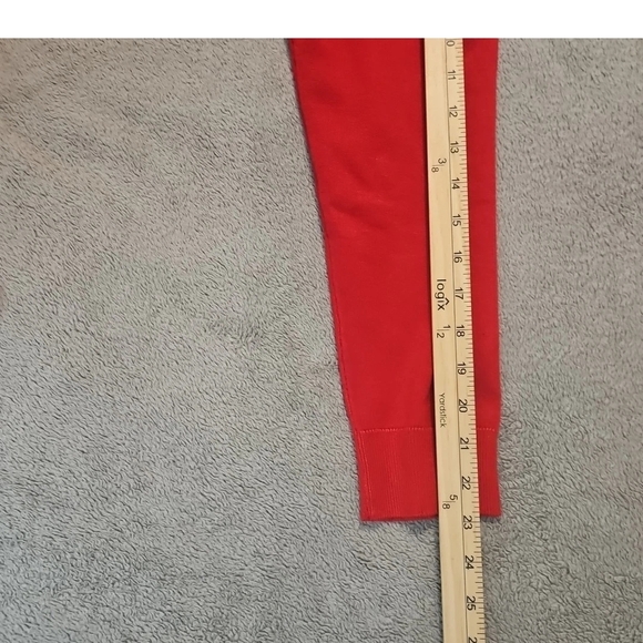 Calvin Klein Women L Red Gold Button NWT Retro Y2k Boho Cottage Holiday[1C] - Picture 7 of 10